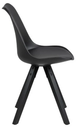 Eetkamerstoel Dima - Lederlook - Zwart -Emob 80CBC1C7 F0D6 4A05 A02C 3148589B5A0B 72e3