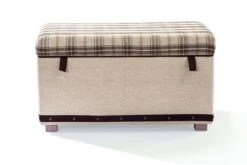 Tuffet | 100% Stoffen Bekleding | Inclusief Lederen Details | Kindvriendelijk | Koninklijke Serie -Emob 813CLK2805 20 202 5f50