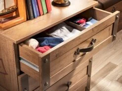 Commode | 100% Gemelamineerd Spaanplaat Van 18 Mm Dik | 67 X 82 X 48 Cm | 4 Laden | Zachtsluitend | 15 Kg Capaciteit | Kindveilig | Veelkleurig -Emob 813CLK3416 20 203 5519