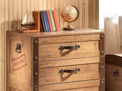 Commode | 100% Gemelamineerd Spaanplaat Van 18 Mm Dik | 67 X 82 X 48 Cm | 4 Laden | Zachtsluitend | 15 Kg Capaciteit | Kindveilig | Veelkleurig -Emob 813CLK3416 2 cc4c