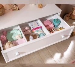 Dressoir | 100% Melamine Gecoat | 3 Laden | Zacht Sluitend | Romantica Serie | Veelkleurig -Emob 813CLK3419 20 207 b7db