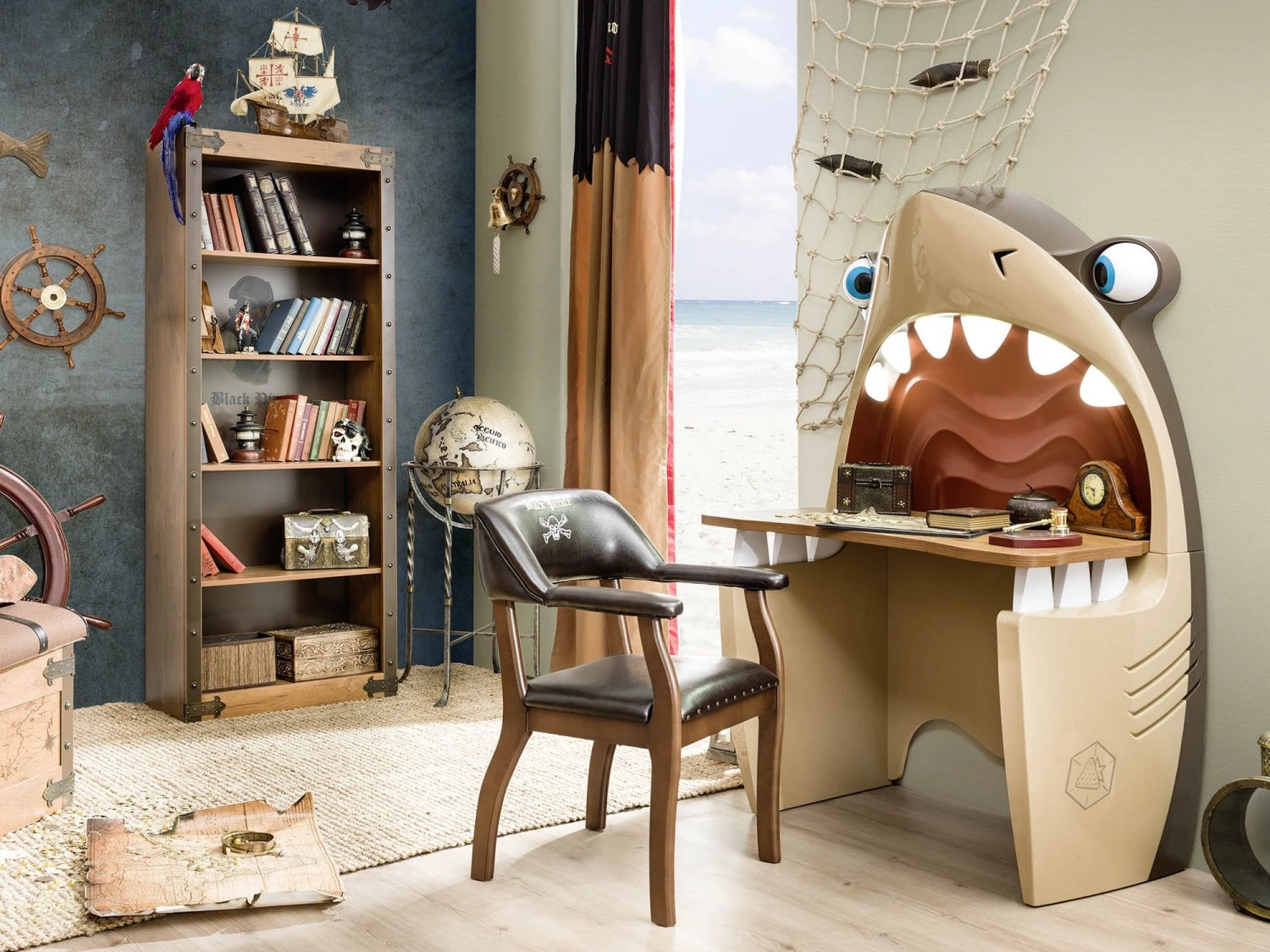 Kalune Boekenplank | 18mm Melamine Gecoat | 70x182x33 Cm | Piraat Veelkleurig 7 Kalune Boekenplank | 18mm Melamine Gecoat | 70x182x33 Cm | Piraat Veelkleurig - Afbeelding 7