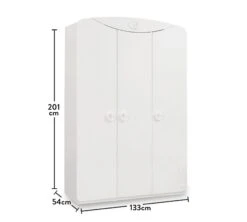 Kledingkast | 100% Melamine Gecoat | Baby Katoen | Veelkleurig -Emob 813CLK3904 20 207 00b3