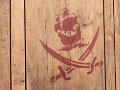 Piratengarderobe | 100% Melaminegecoat Met Een Dikte Van 18 Mm | 121 X 203 X 54 Cm -Emob 813CLK3924 4 aa10