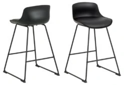 Barstoel Tippi Kunstleer - Zwart -Emob 83F16F78 BEE8 4B34 BB13 A48979F2A29D 1a29