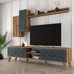 Woody Fashion TV-meubel | 100% Melamine Gecoat | Walnoot Chalcedoon 11 Woody Fashion TV-meubel | 100% Melamine Gecoat | Walnoot Chalcedoon -Emob 845HCT3013 20 202 baa2