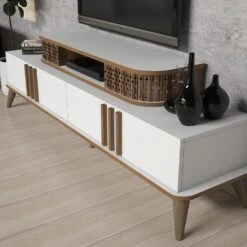 Woody Fashion TV-meubel | 100% Melamine Coating | 168 Cm Breedte | Wit 7 Woody Fashion TV-meubel | 100% Melamine Coating | 168 Cm Breedte | Wit -Emob 845HCT3060 20 204 09b0