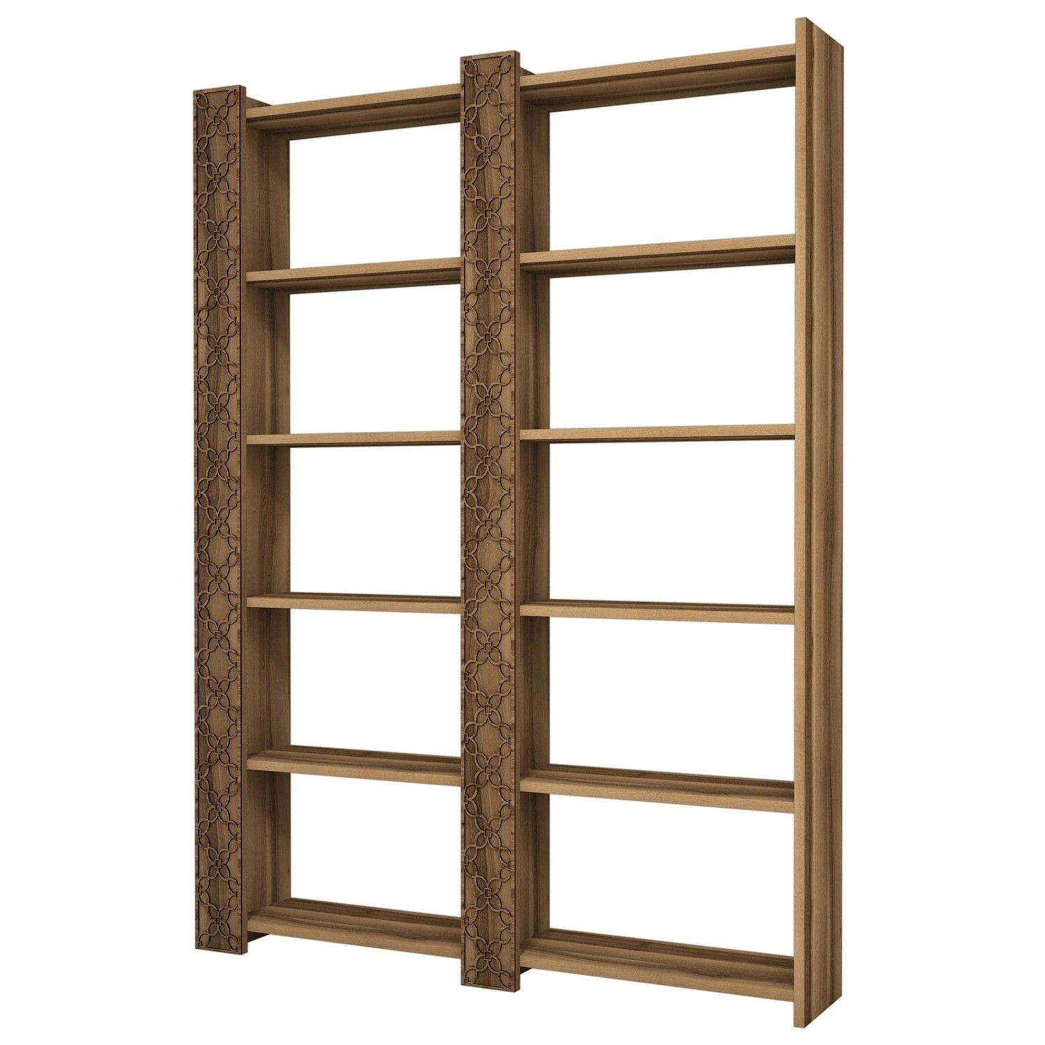 Woody Boekenplank | Melamine Gecoat Board | Notenhout 4 Woody Boekenplank | Melamine Gecoat Board | Notenhout - Afbeelding 4