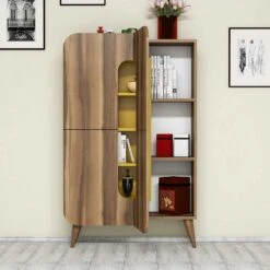 Modieus Woody-kastje | 100% Melamine | 18mm | Walnoot Geel -Emob 845HCT3909 20 203 0848