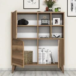 Woody Modekast | 100% Melamine Coating | 18mm | Walnoot -Emob 845HCT3915 20 202 cc85