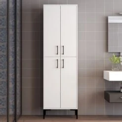 Woody Fashion Multifunctioneel Kabinet | 18 Mm Dik | Metalen Poot Wit -Emob 845HCT3924 20 202 e518