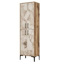 Houten Schoenenkast | Woody Mode | 100% Melamine | Metalen Poten, Handvat, Hanger | Walnoot Wit 8 Houten Schoenenkast | Woody Mode | 100% Melamine | Metalen Poten, Handvat, Hanger | Walnoot Wit -Emob 845HCT4103 20 205 c17e