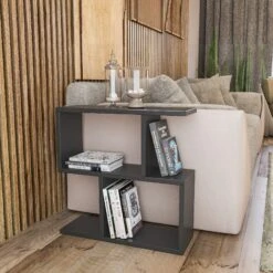 Bijzettafel | 18mm Dik | 60x60x20 Cm | Antraciet