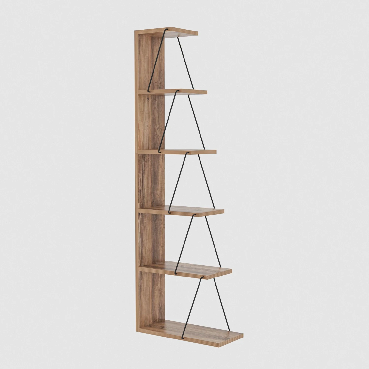 Boekenkast Lost-pijnboom 4 Boekenkast Lost-pijnboom - Afbeelding 4