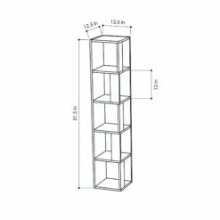 Stijlvolle Witte Boekenplank | Houten Mode | 100% Melamine Gecoat 5 Stijlvolle Witte Boekenplank | Houten Mode | 100% Melamine Gecoat -Emob 855DTE3655 20 203 a095