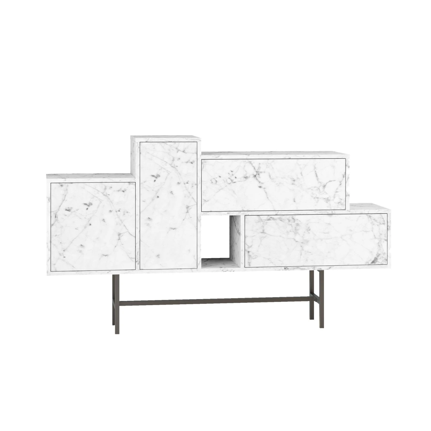 Woody Fashion Console | Carrara | 160x90x35 | 18mm 3 Woody Fashion Console | Carrara | 160x90x35 | 18mm - Afbeelding 3
