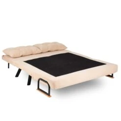 | Comfort En Stijl | Frame: Metaal | Stof: Polyester | Afmetingen: 133x78x78cm | Om Te Bouwen Tot Bed | Crème -Emob 859FTN1275 20 204 6bab