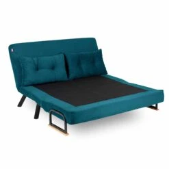 Stijlvolle 2-persoons Slaapbank | Comfort En Design | 100% Metalen Frame | Petrol Green -Emob 859FTN1276 20 203 b720