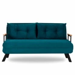 Stijlvolle 2-persoons Slaapbank | Comfort En Design | 100% Metalen Frame | Petrol Green -Emob 859FTN1276 20 205 6ce3