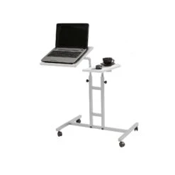 Laptoptafel Sapphire | 45,5 X 67 X 87 Cm | Metalen Frame | Kleur: Wit -Emob 863SPH2817 20 207 3ec0