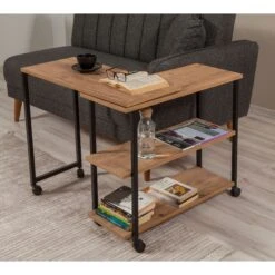 Zijtafel Atlantische Pine Zwart -Emob 863SPH2828 20 2010 9647