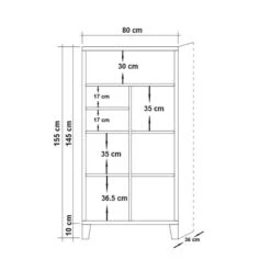 Boekenplank Sapphire | 100% Gemelamineerd | Atlantisch Grenen -Emob 863SPH3610 20 205 bc59