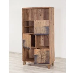 Boekenplank Sapphire | 100% Melamine | Houten Poten | Atlantic Pine -Emob 863SPH3611 20 203 7e97