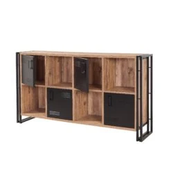 Boekenplank Sapphire | 164 X 89 X 35 Cm | Atlantisch Pine-design | Zwart -Emob 863SPH3911 20 204 d6a3