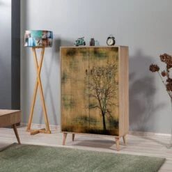 Multifunctionele Kast Vella | 100% Melamine | Sonoma Eik