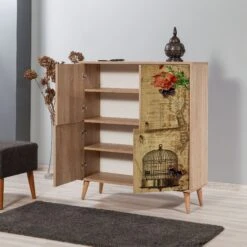 Vella Multifunctionele Kast | 100% Melamine | 18 Mm Dik | Haagbeuken Poten -Emob 863SPH3935 20 203 f71b