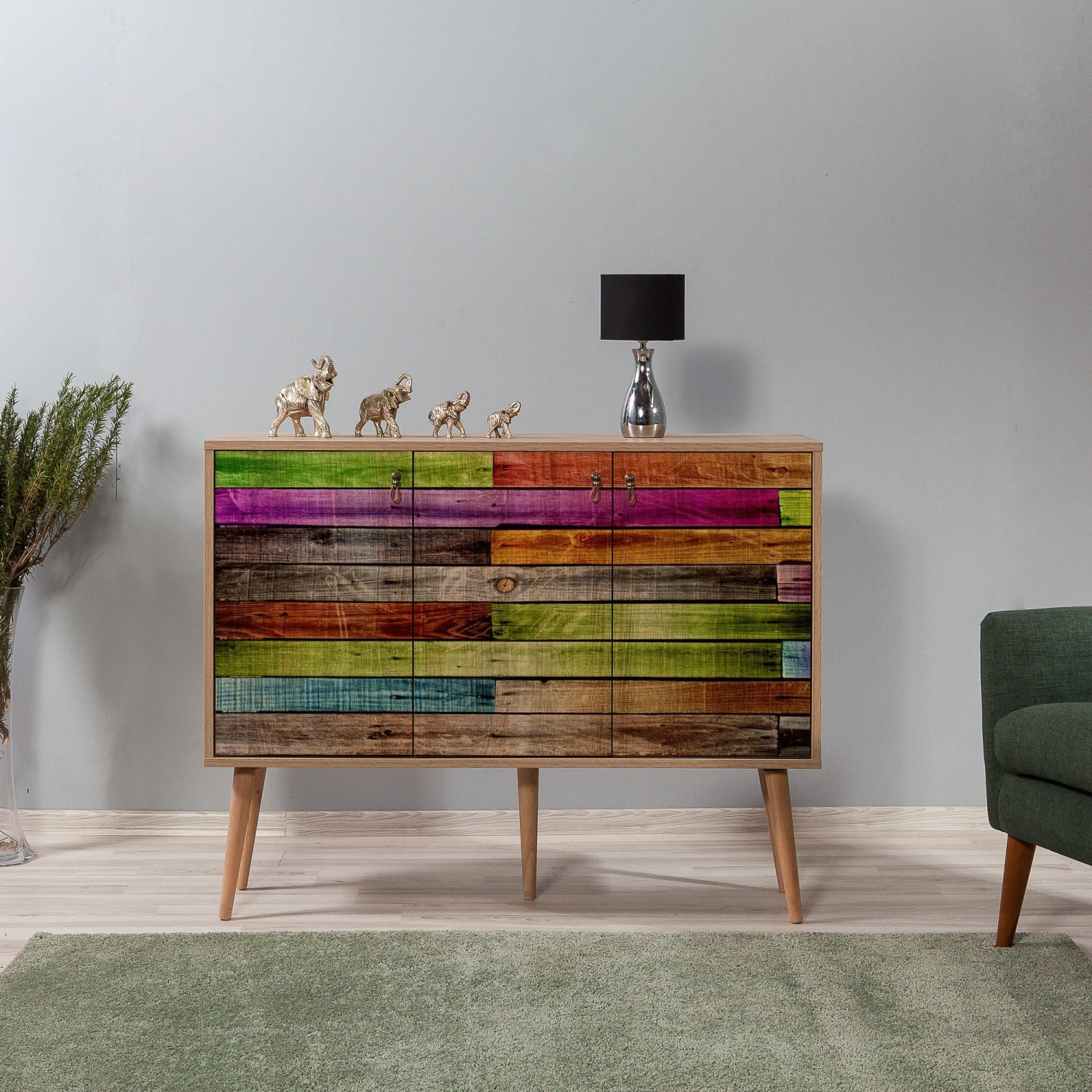 Vella Console | Eiken | 100% Gemelamineerd | 120cm Breedte 8 Vella Console | Eiken | 100% Gemelamineerd | 120cm Breedte - Afbeelding 8