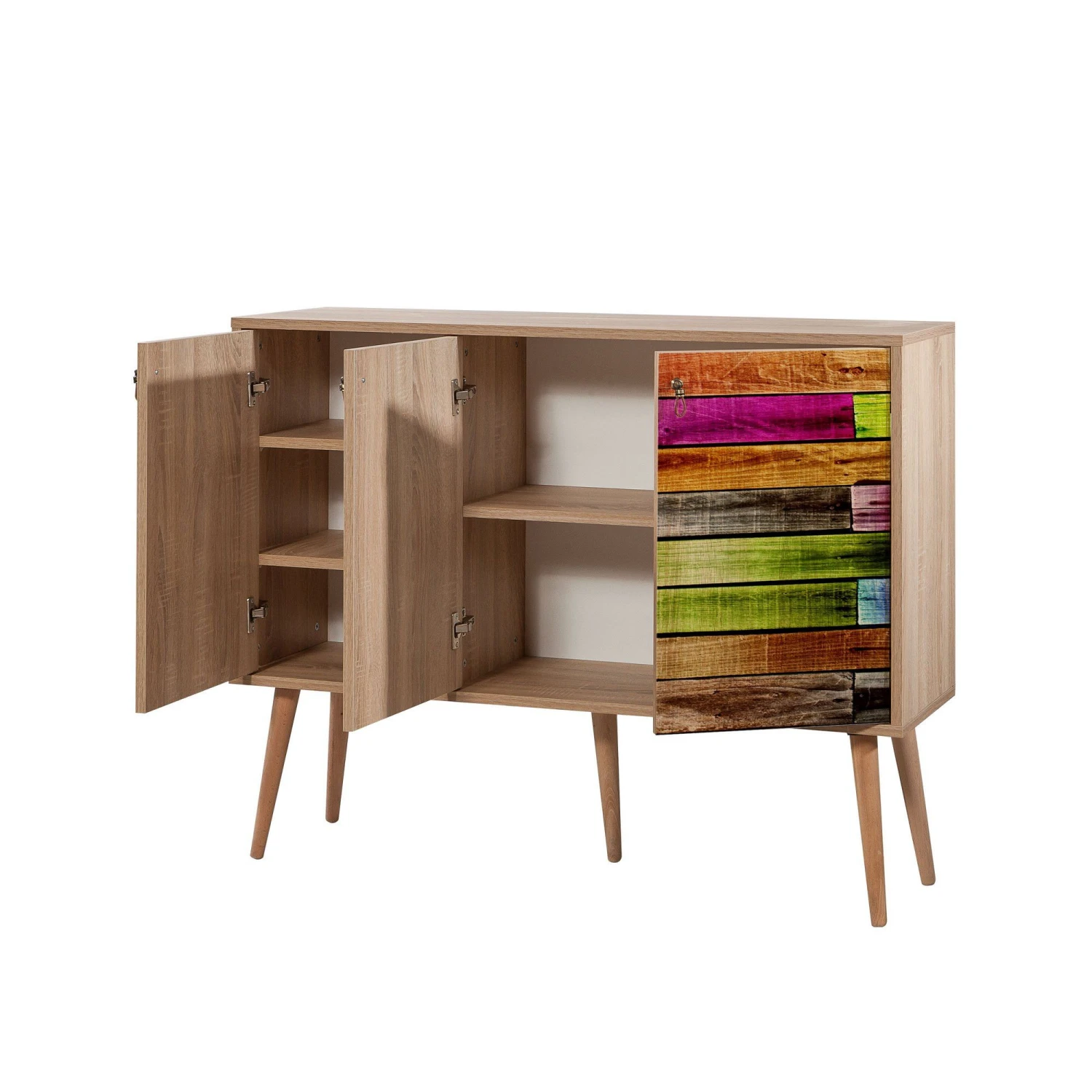 Vella Console | Eiken | 100% Gemelamineerd | 120cm Breedte 4 Vella Console | Eiken | 100% Gemelamineerd | 120cm Breedte - Afbeelding 4