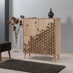 Multifunctionele Kast Vella - 18mm Melamine | Sonoma Eik