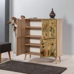 Multifunctionele Kast Vella | 100% Melamine | 18mm Dikte | Sonoma Eik -Emob 863SPH3953 20 203 bf84