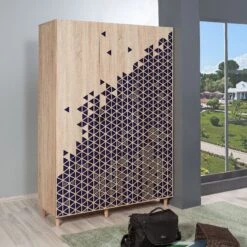 Vella 100% Melamine Garderobekast | Sonoma Eik