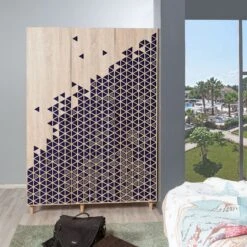 Vella 100% Melamine Garderobekast | Sonoma Eik -Emob 863SPH4211 20 202 d71d