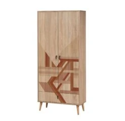 Vella Garderobekast | Melamine Coating | Houten Poten | UV-print -Emob 863SPH4252 20 202 376d