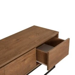 TV-meubel Sapphire | 100% Melamine | Metalen Frame | Walnoot Zwart -Emob 863SPH5105 20 205 dec2