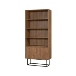 Boekenplank Sapphire | 100% Melamine Gecoat | Metalen Poten | Walnoot Zwart -Emob 863SPH5109 20 203 cb81