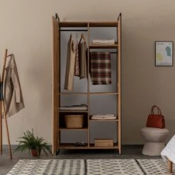 Saffier Melamine Kledingkast 104cm | Atlantic Pine -Emob 863SPH5409 20 202 18be