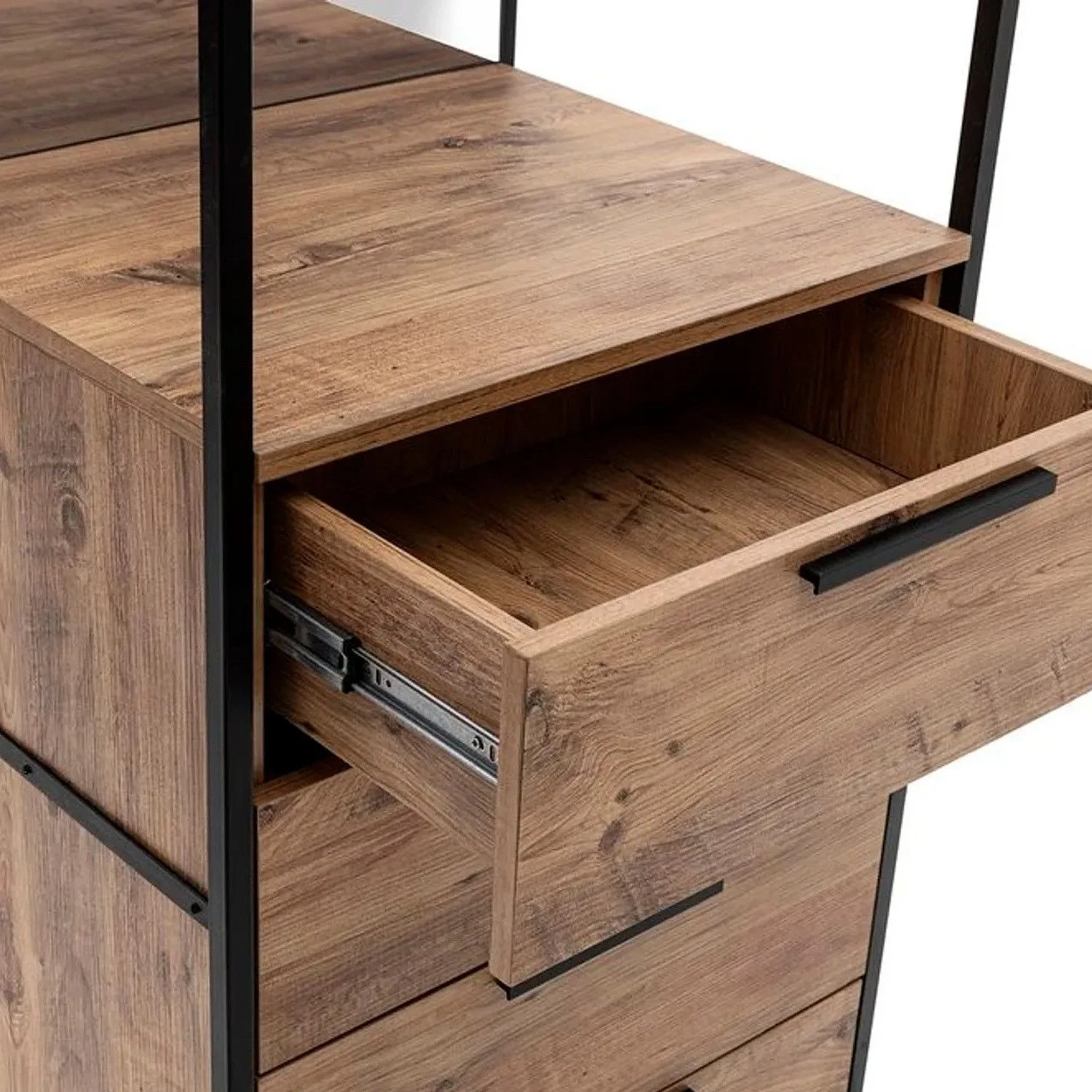 Garderobekast Sapphire | 100% Melamine | 18 Mm Dik | Atlantic Pine 4 Garderobekast Sapphire | 100% Melamine | 18 Mm Dik | Atlantic Pine - Afbeelding 4