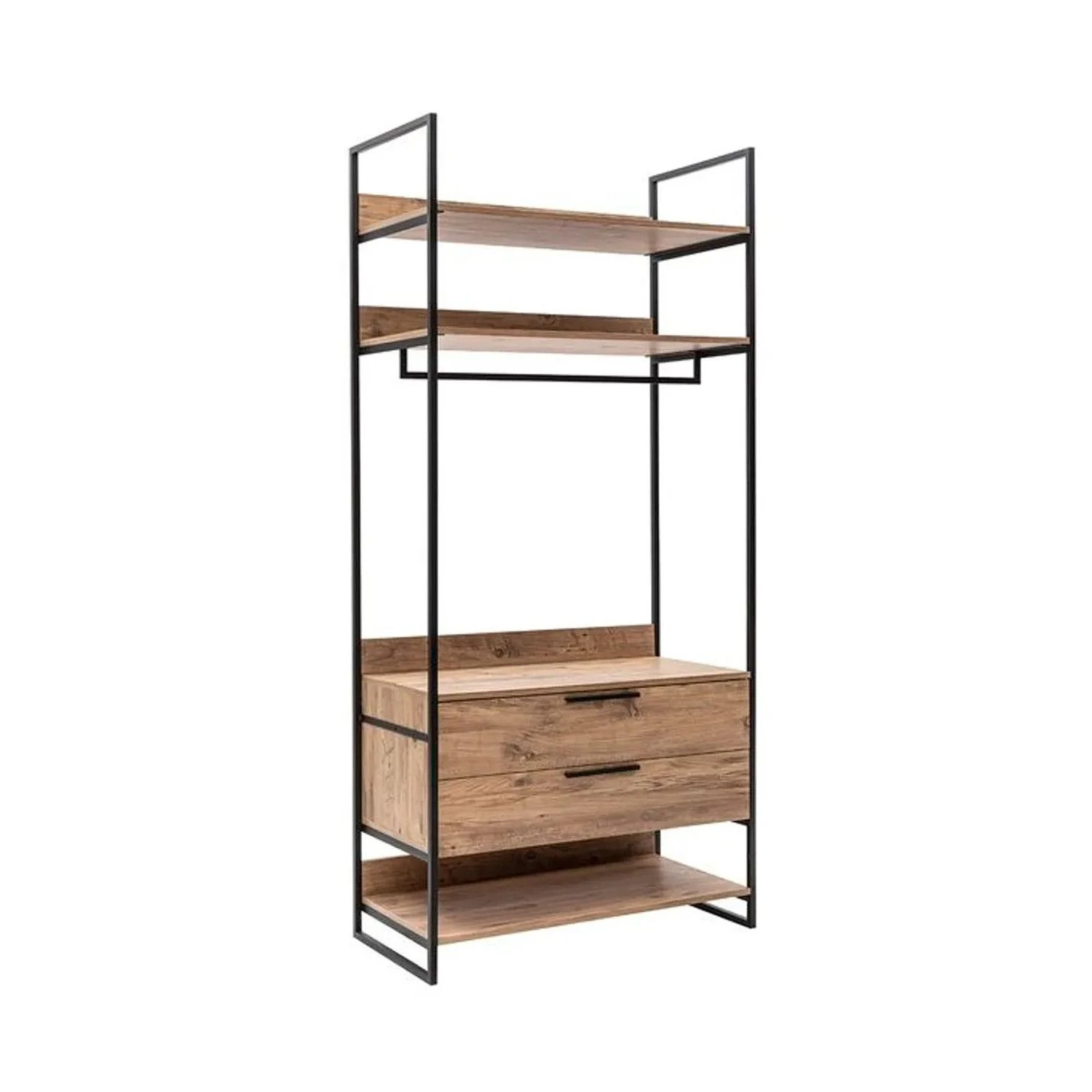 Garderobekast Saffier | 18 Mm Dik | Metalen Poten | Atlantisch Grenen 6 Garderobekast Saffier | 18 Mm Dik | Metalen Poten | Atlantisch Grenen - Afbeelding 6