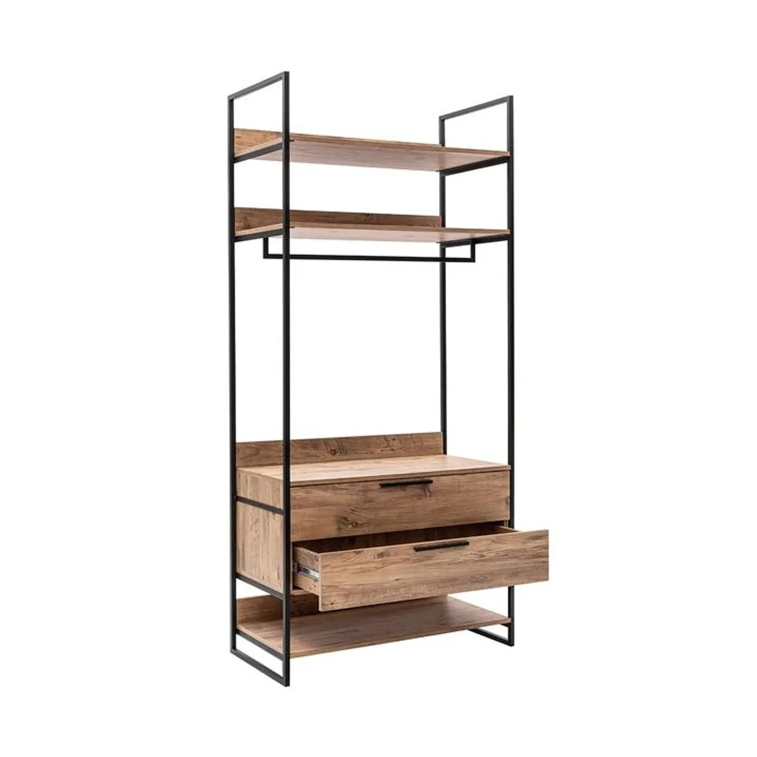 Garderobekast Saffier | 18 Mm Dik | Metalen Poten | Atlantisch Grenen 5 Garderobekast Saffier | 18 Mm Dik | Metalen Poten | Atlantisch Grenen - Afbeelding 5