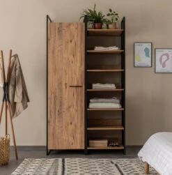 Saffier Melamine Gecoate Kledingkast | 18mm Dikte | Atlantic Pine