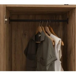 Garderobekast Saffier | Melamine Coating | Metalen Poten | Atlantisch Grenen -Emob 863SPH5463 20 205 d357