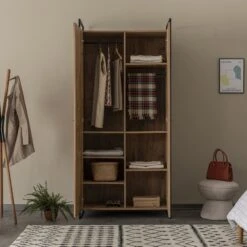 Garderobekast Saffier | Melamine Coating | 18 Mm Dik | PVC Randen | Metalen Poten 26 Garderobekast Saffier | Melamine Coating | 18 Mm Dik | PVC Randen | Metalen Poten -Emob 863SPH5479 20 205 557e