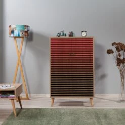 Vella Multifunctionele Kast | 100% Gemelamineerd | Haagbeuken Poten | Metalen En Touw Handgrepen | Sonoma Eik -Emob 869VEL3973 20 202 e99a