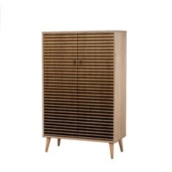 Vella Multifunctionele Kast | Sonoma Eik | 80 X 127 X 36 Cm -Emob 869VEL3978 20 206 4a08