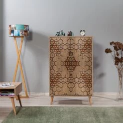 Multifunctionele Kast Vella | 100% Melamine | 18 Mm Dik | Sonoma Eik -Emob 869VEL3980 20 202 20fa