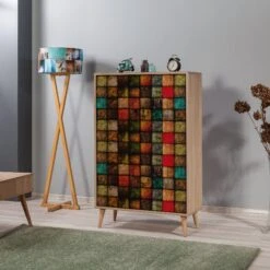 Multifunctionele Kast Vella | 100% Melamine | Eik